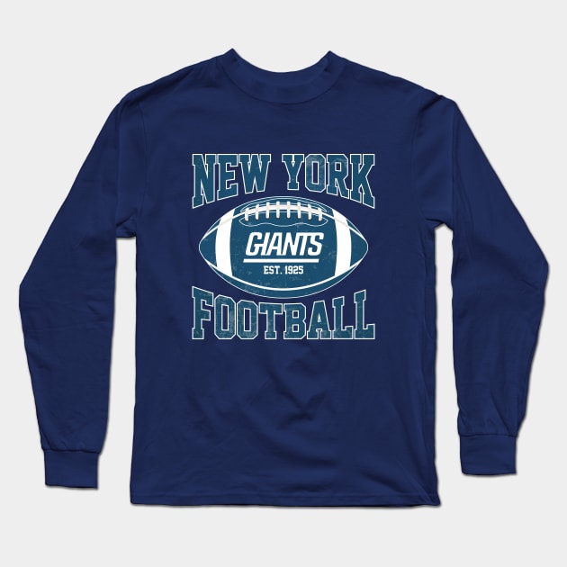 New York Giants! Est. 1925 Vintage Long Sleeve T-Shirt by Purwoceng